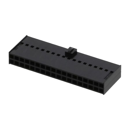 Molex Board Connector, 36 Contact(S), 2 Row(S), Female, 0.1 Inch Pitch, Crimp Terminal, Locking Mech,  901420036